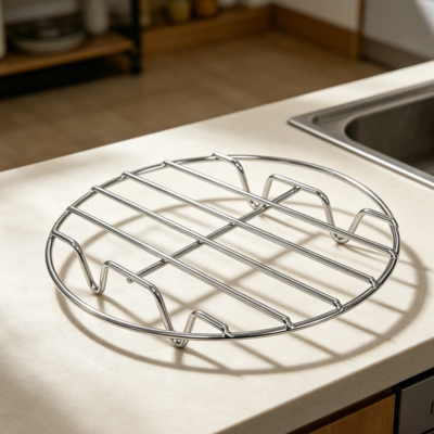 Stainless Steel Steamer Rack, Multi-Purpose Canning and Cooling Rack for Pressure Cooker, Dutch Oven and Air Fryer