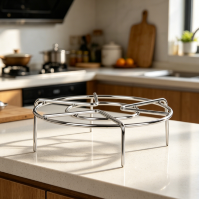 Heavy-Duty Stainless Steel Steamer Rack, Multi-Function Steaming Stand
